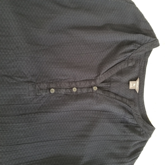 Navy Eddie Bauer Top - Worn Once - Sz Large - Picture 8 of 11